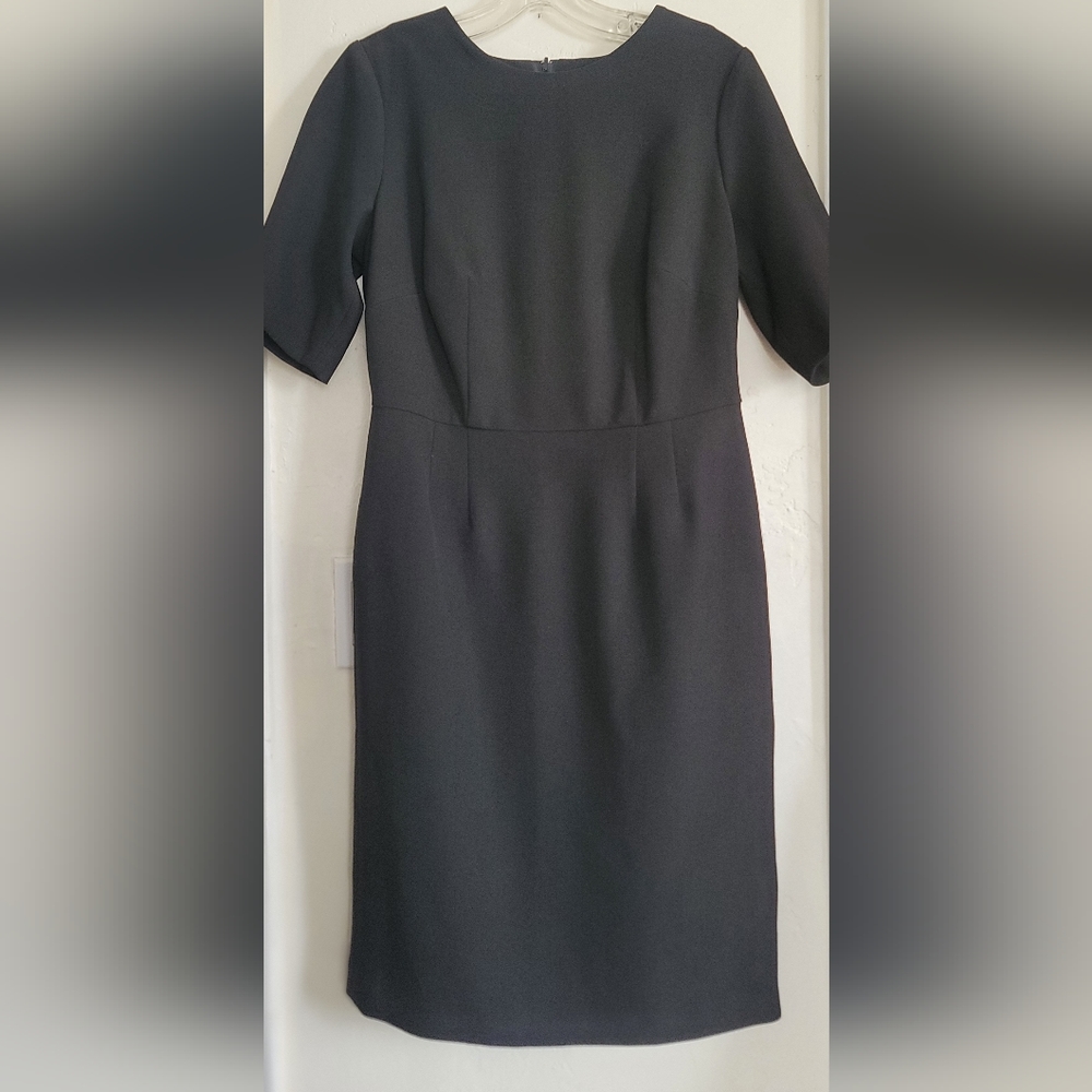 New Laws Of Motion The Alpha Black Sheath Dress Size 8 Stretch Classic Tailored - Picture 4 of 16